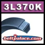Ékszíj 3L 370 – 10 × 6 mm, 939,8 mm külső hossz