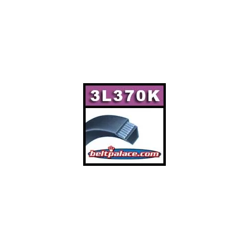Ékszíj 3L 370 – 10 × 6 mm, 939,8 mm külső hossz