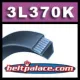 Ékszíj 3L 370 – 10 × 6 mm, 939,8 mm külső hossz
