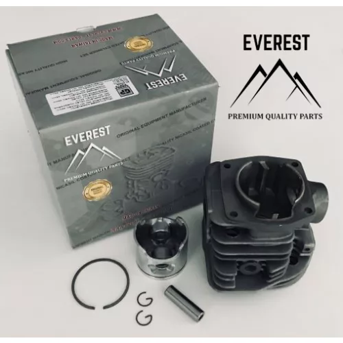 Komplett hengerszett Husqvarna 350 és 351 láncfűrészekhez, 44 mm – Everest, Nikasil bevonattal