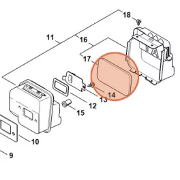 Stihl Szigetelő háló 018 Láncfűrészhez