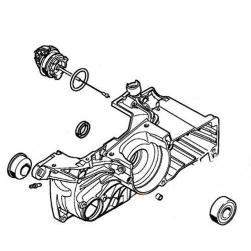 Stihl Forgattyúsház fél MS 441 Láncfűrészhez