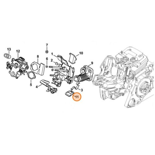 Stihl Légkivezető MS 441 Láncfűrészhez
