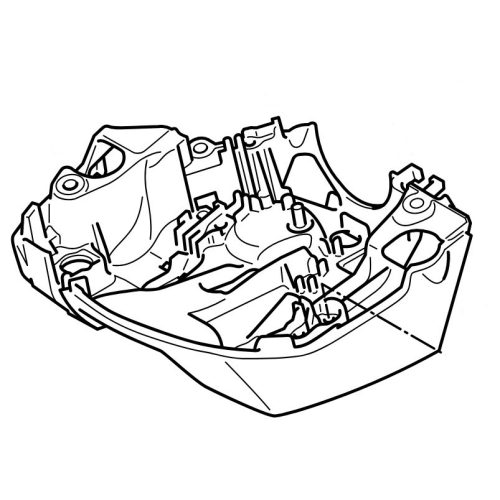 Stihl Légvezetőburkolat MS 462 Láncfűrészhez