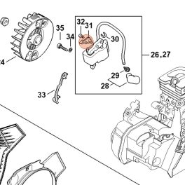 Stihl Kábeltartó MS 182, MS 212 Láncfűrészhez