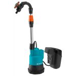 Gardena 2000/2 akkumulátoros hordóürítő szivattyú tiszta vízhez (Akkumulátor nélkül)
