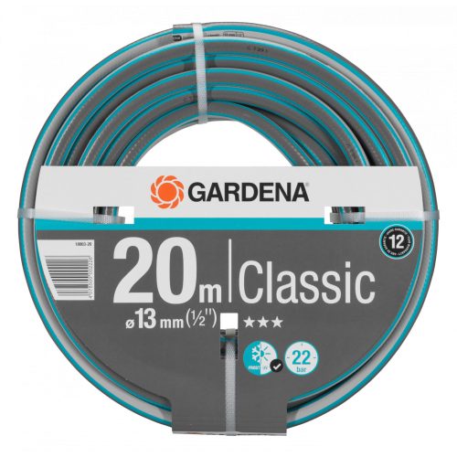 Gardena Classic tömlő, 13 mm (1/2"), 22 bar, 20 m/tekercs
