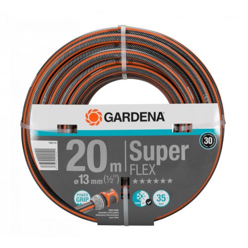 Gardena Premium SuperFLEX tömlő, 13 mm (1/2"), 35 bar, 20 m/tekercs