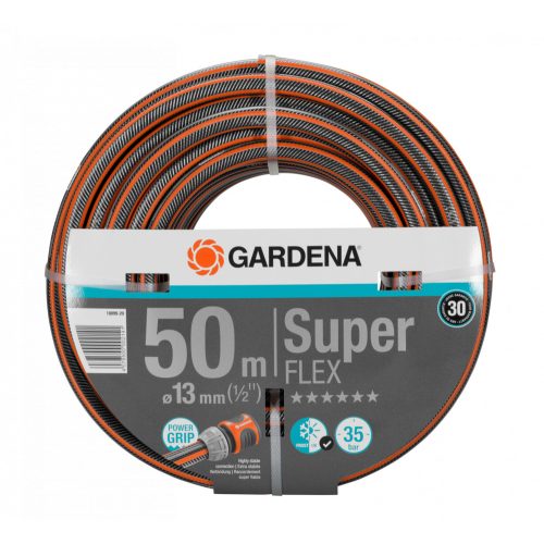 Gardena Premium SuperFLEX tömlő, 13 mm (1/2"), 35 bar, 50 m/tekercs