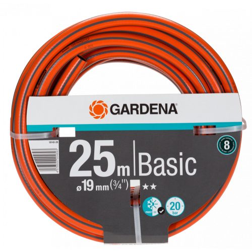 Gardena Basic tömlő, 19 mm (3/4"), 20 bar, 25 m/tekercs