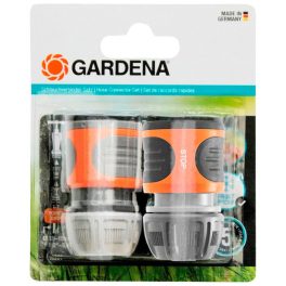   Original GARDENA System tömlőelem és vízmegállító készlet, 1/2" (display)