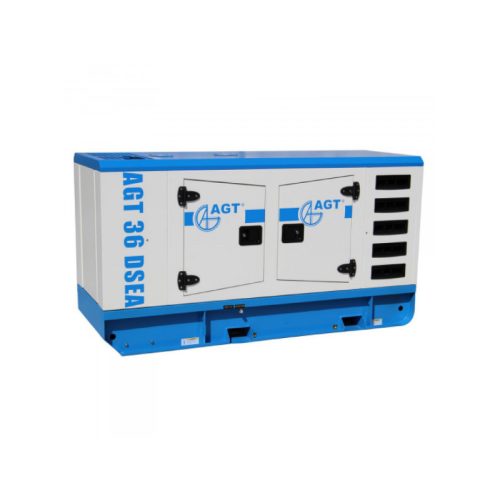 AGT 36 DSEA dízel AVR áramfejlesztő 400V-36 kVA, hangszigetelt burkolat, automatikus indítás