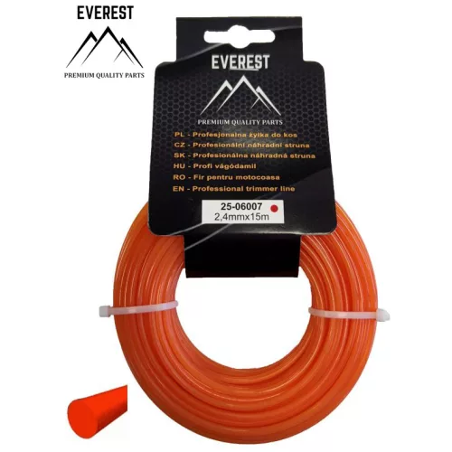 Vágódamil kerek 2,4 mm 15 m