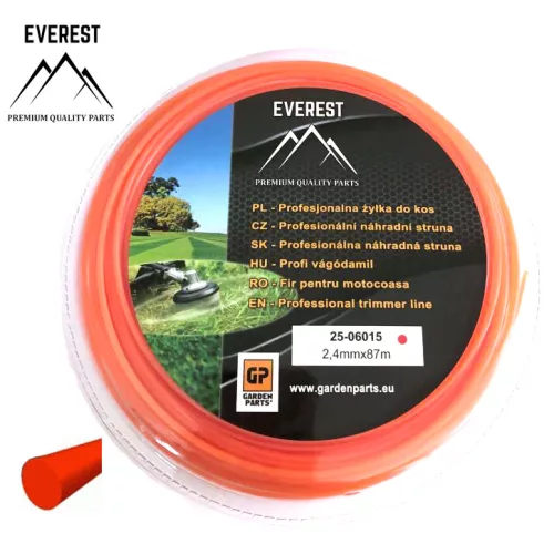 Vágódamil kerek 2,4 mm 87 m