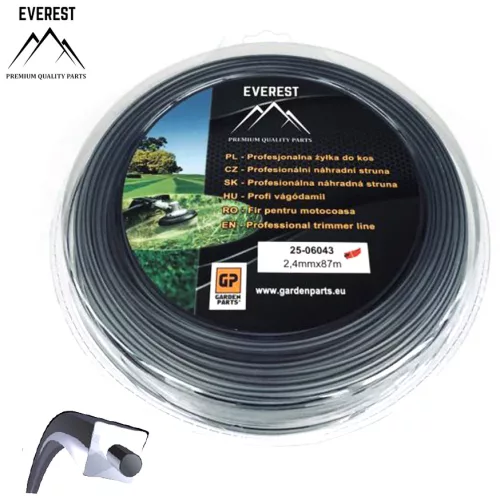 Kétrétegű vágódamil 2,4 mm 87 m