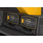 STIGA akkumulátoros fűgyűjtős fűnyíró traktor SWIFT 372e