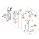Stihl Kezelő fogantyú Stihl FS 261 Fűkaszához