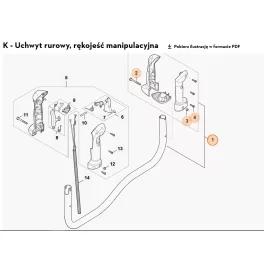Stihl Fogantyúcső Stihl FS 261 Fűkaszához