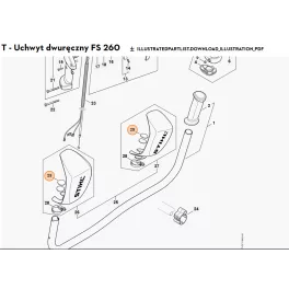   Stihl Tépőzár Stihl Fs 240, FS 240R, FS 260, FS 261 C-E Fűkaszához