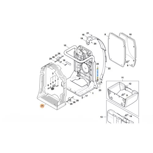 Stihl Védőrács SR 320, SR 400 Permetezőhöz