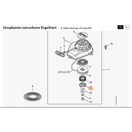 Stihl Menesztő HS 46, HS 56 C-E Sövényvágóhoz