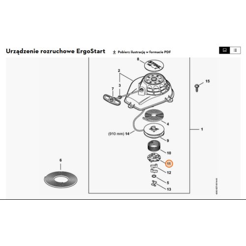 Stihl Menesztő HS 46, HS 56 C-E Sövényvágóhoz