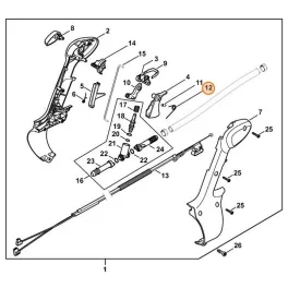 Stihl Szárasrugó SR 200, SR 430, SR 450 Permetezőhöz