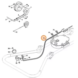 Stihl Kapcsoló Stihl BT 360 Gödörfúróhoz