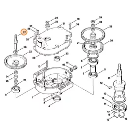 Stihl Fogastengely Stihl BT 308, BT 360 Gödörfúróhoz
