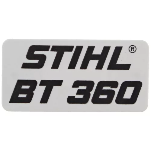 Stihl Típustábla BT 360 Stihl BT 360 Gödörfúróhoz