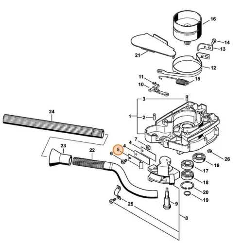 Stihl Laprugó BT 120 C, BT 121, BT 130, BT 131 Gödörfúróhoz