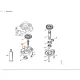 Stihl Fogastengely BT 120 C, BT 121, BT 130, BT 131 Gödörfúróhoz
