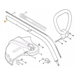 Stihl Védõcsõ FSE 60, FSE 81 Fűkaszához