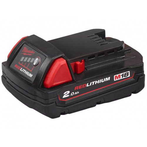 Milwaukee M18 B2 REDLITHIUM-ION™ akkumulátor, 18 V, 2.0 Ah