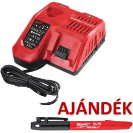   Milwaukee M12-18 FC gyorstöltő Líthium-ion akkukhoz, 12-18 V, 26/47/59 perc