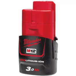   Milwaukee M12 B3 REDLITHIUM-ION™ akkumulátor, 12 V, 3.0 Ah