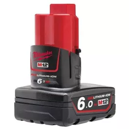   Milwaukee M12 B6 REDLITHIUM-ION™ akkumulátor, 12 V, 6.0 Ah