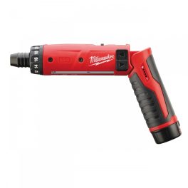   Milwaukee M4 D-202B akkus csavarbehajtó 1/4" hatszög meghajtással (2 x 2.0 Ah Li-ion akkuval)