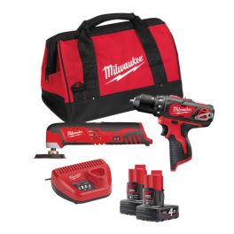 Milwaukee M12 BPP2D-402B erőcsomag
