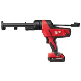   Milwaukee C18 PCG/310C-201B akkus Heavy Duty tömítőanyag- és ragasztópisztoly (1 x 2.0 Ah Li-ion akkuval)