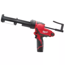   Milwaukee M12 PCG/310C-201B akkus szuperkompakt tömítőanyag- és ragasztópisztoly (1 x 2.0 Ah Li-ion akkuval)