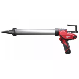   Milwaukee M12 PCG/600A-201B akkus szuperkompakt tömítőanyag- és ragasztópisztoly (1 x 2.0 Ah Li-ion akkuval)