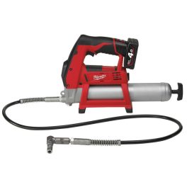   Milwaukee M12 GG-401B akkus szuperkompakt zsírzópisztoly (1 x 4.0 Ah Li-ion akkuval)