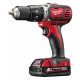 Milwaukee M18 BPD-202C akkus kompakt ütvefúró-csavarozó (2 x 2.0 Ah Li-ion akkuval)