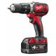 Milwaukee M18 BPD-402C akkus kompakt ütvefúró-csavarozó (2 x 4.0 Ah Li-ion akkuval)