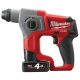 Milwaukee M12 CH-402X FUEL™ akkus SDS-plus szénkefe nélküli fúrókalapács (2 x 4.0 Ah Li-ion akkuval)