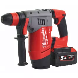   Milwaukee M28 CHPX-502C FUEL™ akkus szénkefe nélküli SDS-plus fúró-vésőkalapács FIXTEC tokmánnyal (2 x 5.0 Ah Li-ion akkuval)