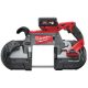 Milwaukee M18 CBS125-502C FUEL™ akkus szénkefe nélküli szalagfűrész mély vágáshoz (2 x 5.0 Ah Li-ion akkuval)