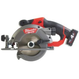   Milwaukee M12 CCS44-402C akkus szénkefe nélküli körfűrész (2 x 4.0 Ah Li-ion akkuval)