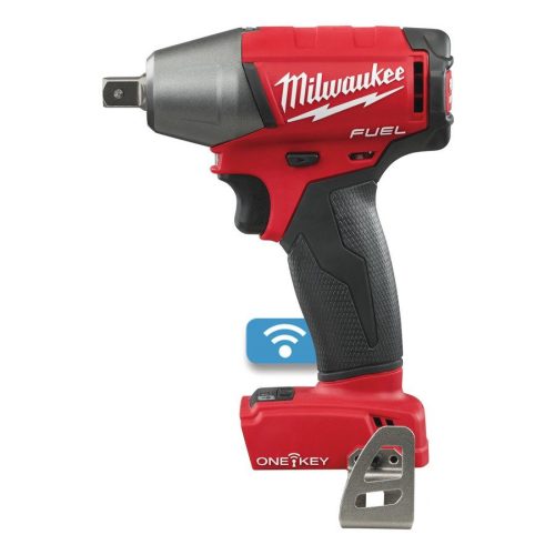 Milwaukee M18 ONEIWP12-0 akkus ONE-KEY™ FUEL™ szénkefe nélküli ütvecsavarozó ütközőcsappal, 1/2" négyszög meghajtással (akku és töltő nélkül)